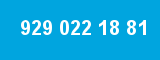 929 022 18 81